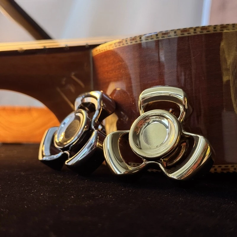Horizon EDC-messing van drie pagina's gepolijst roestvrij staal gepolijst mechanisch metaal Fidget Spinner decompressiespeelgoed
