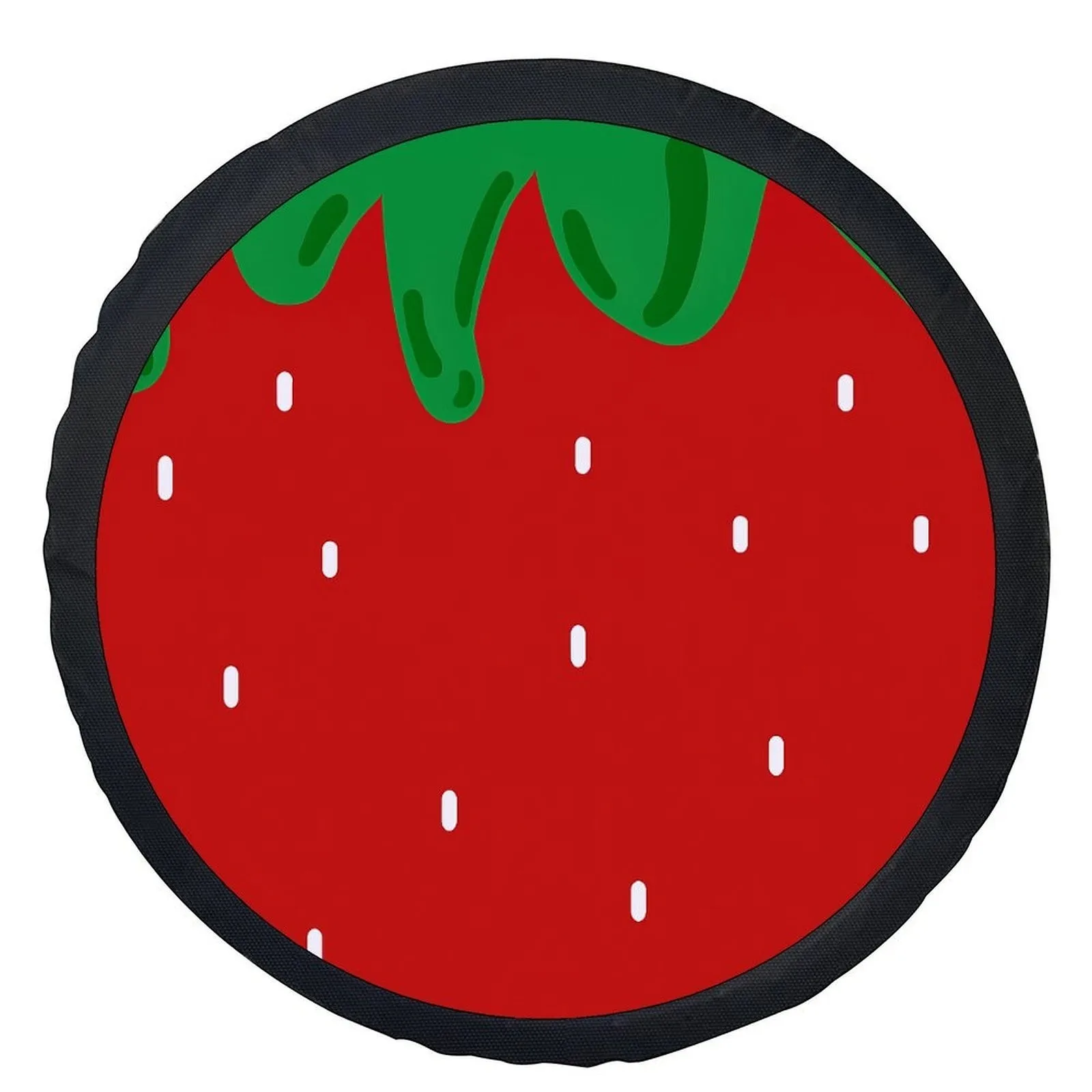 

Strawberry Pattern Tire Cover Waterproof Dustproof Polyester Spare Wheel Protection Cover