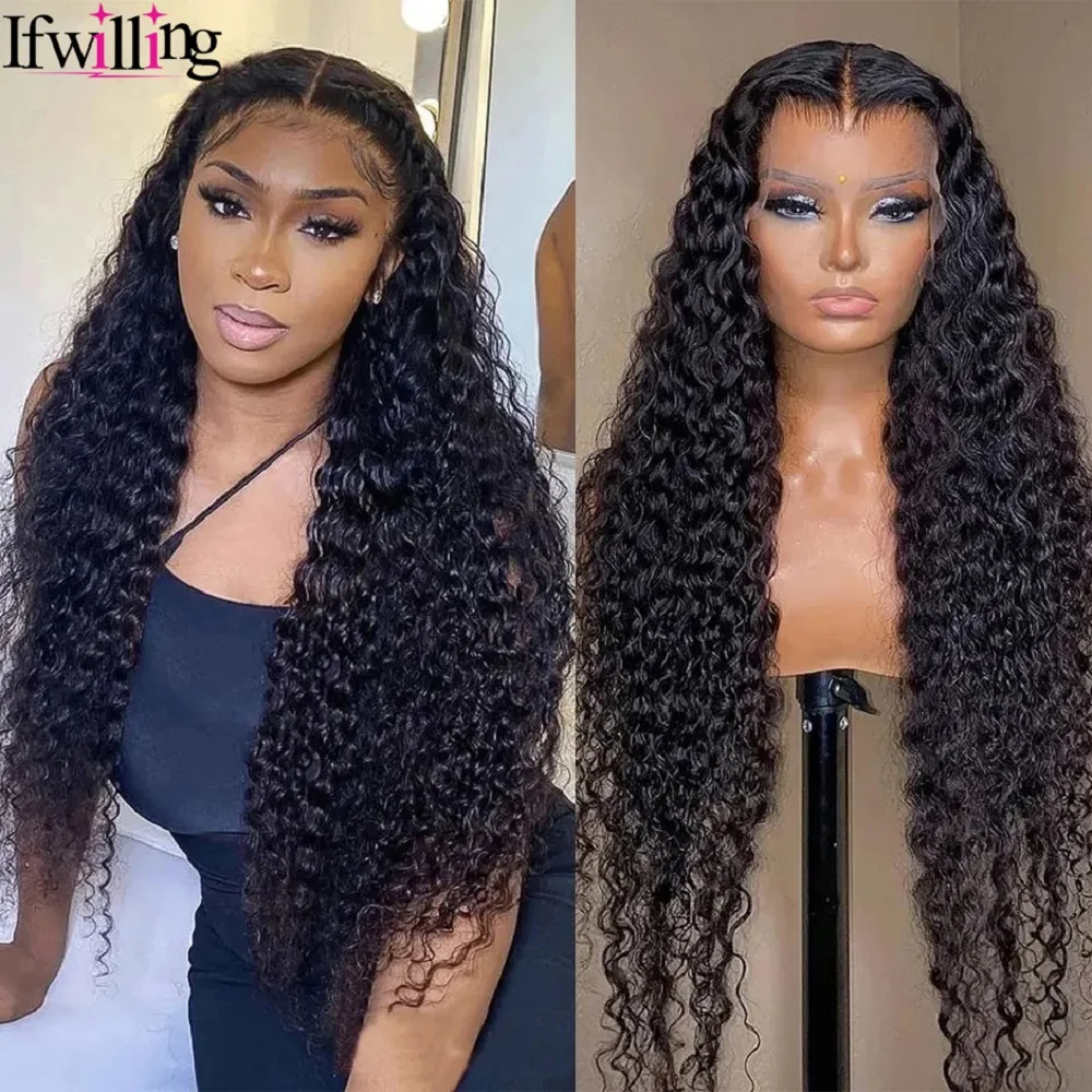 Water Wave 13x6 Lace Front Wig Hd Lace 30 Inch Lace Front Wig Human Hair Glueless Brazilian Wigs On Sale Glueless Wig Human Hair