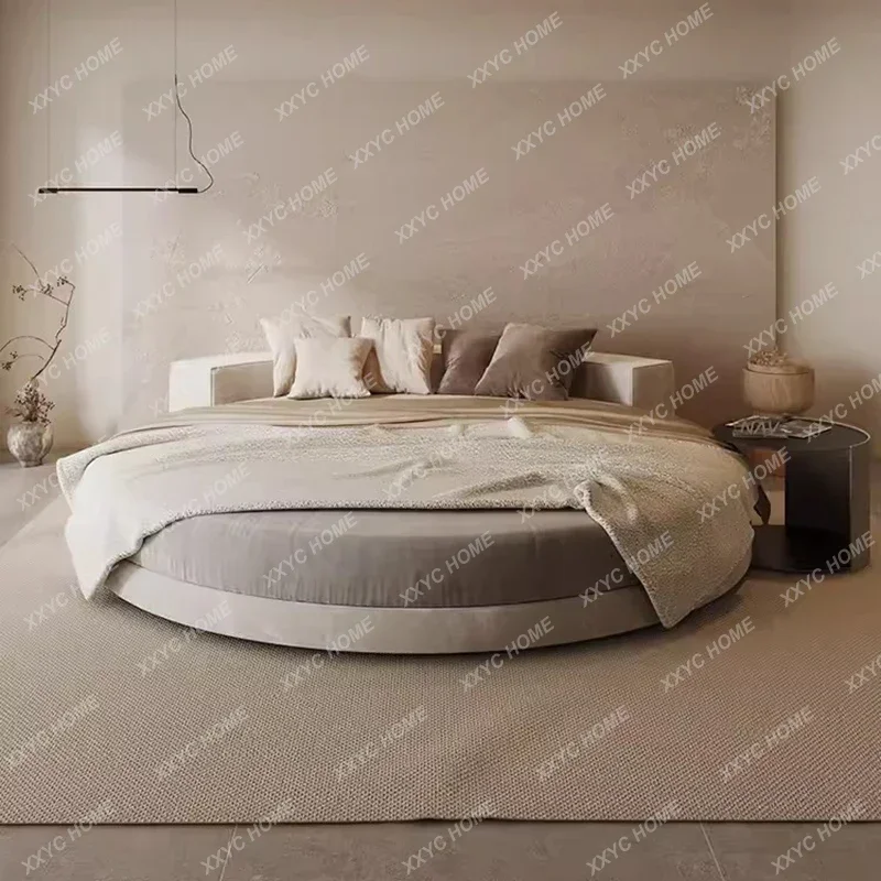AAhot Sale Bed Frame Double Modern Cheap Aesthetics Minimalist Bed Safe Wood Home Furniture view 3
