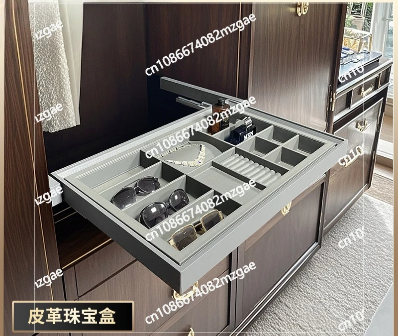 Jewelry storage box, drawer display box, earrings, necklaces, cloakroom pull-out baskets, separate storage