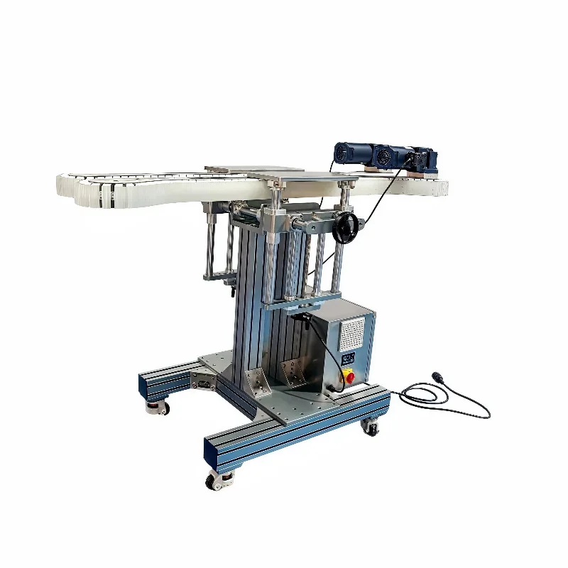 frequency conversion speed   suitable for multi-bottle type bottle unscrambling, filling, capping and labeling linkage conveyor