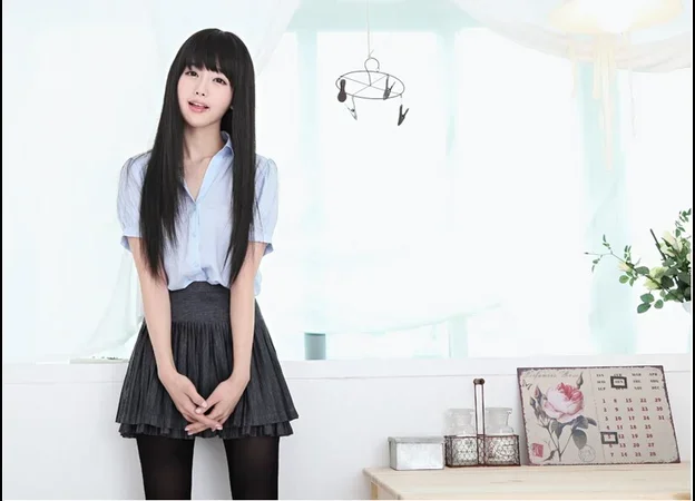 أنيمي شعر مستعار تأثيري ل Magica Homura Akemi المرأة طويلة مستقيم مقاومة للحرارة الاصطناعية خصلات الشعر المستعار بيروكا Pelucas