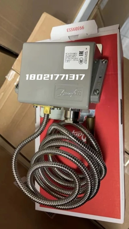 Danfoss KPS Series Temperature Switch Remote Temperature Sensing Package With Armored Capillary Tube