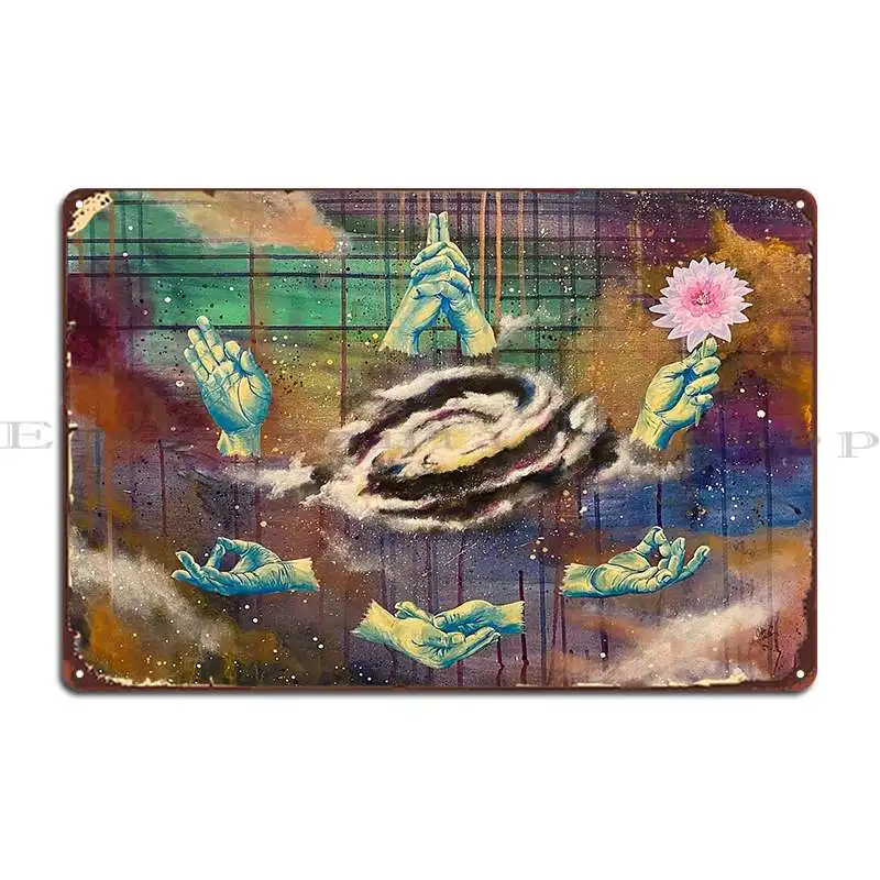 Balanced Energy Metal Plaque Poster Funny Home Club Design Pub Tin Sign Poster