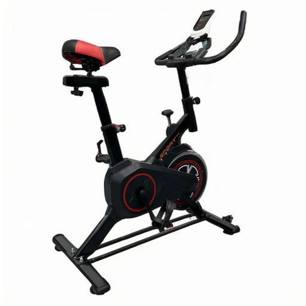 Lightweight and silent exercise bike for home use Sports fitness bike. Indoor silent spin bike for home use