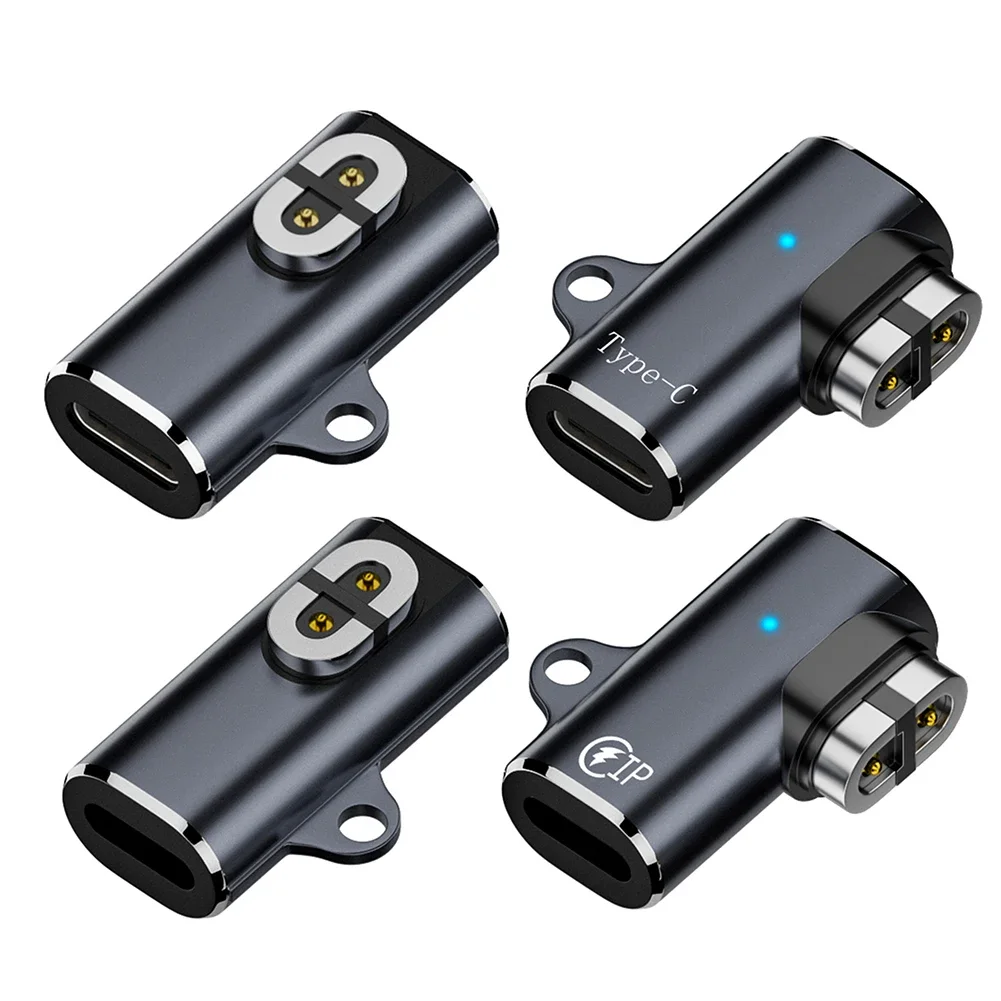 Magnetic Charger USB C Charging Adapter 90 Degree Bending Headphones Charger Adapter Converter for SHOKZ OpenRun Air/Pro/Mini