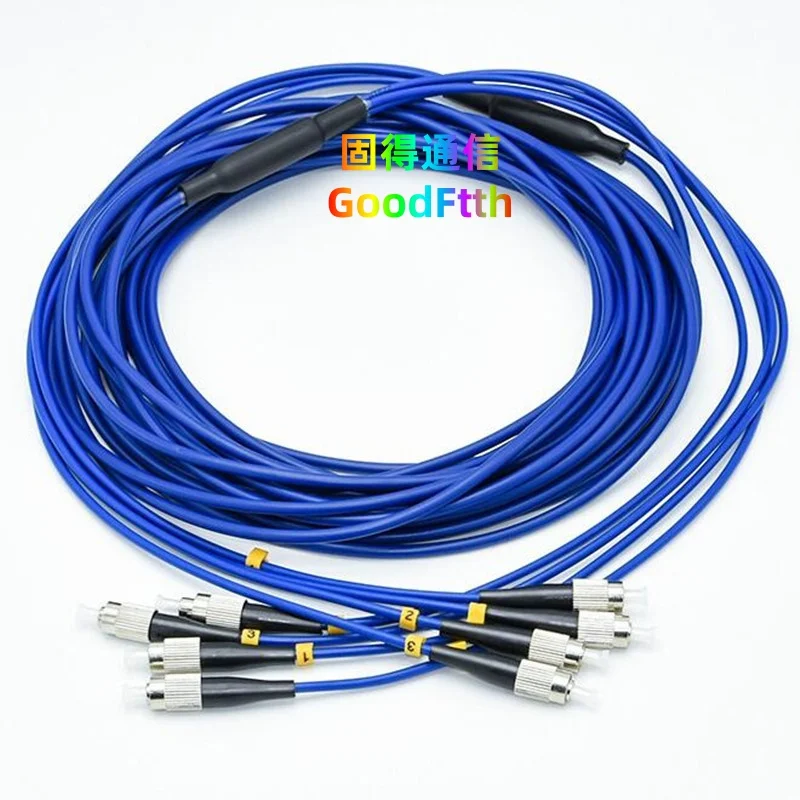 Armored Patch Cord FC-FC UPC SM 4 Cores Fibers 1m 2m 3m 5m 6m 8m 10m 15m 20m 25m GoodFtth