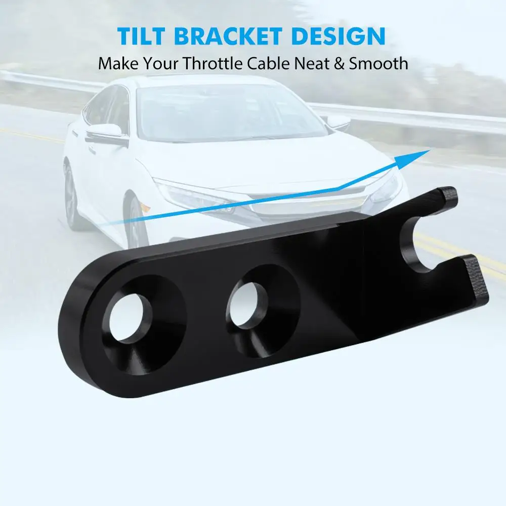 For B20 B18 B16 Manifold Edelbrock Victor X Throttle Cable Bracket For Acura Integra For Honda Civic del Sol CRX