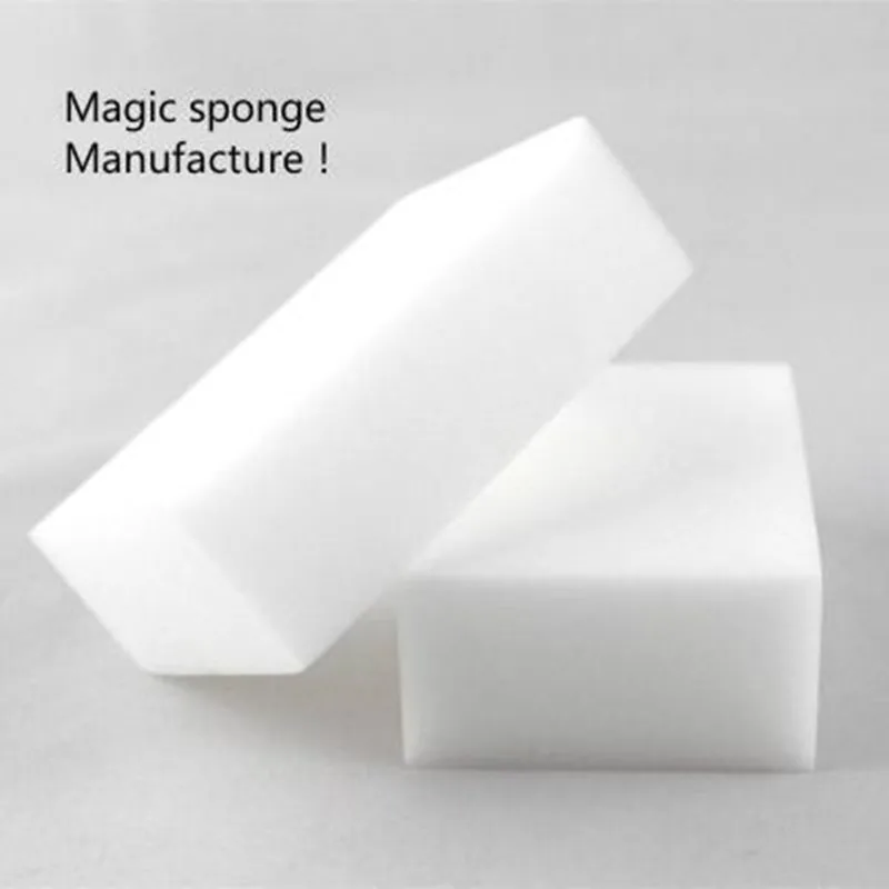 40pcs/lot 10*7*3cm Bathroom Cleaning Accessories Portable Toilet brush sponge white color easy handle lower price magic sponge