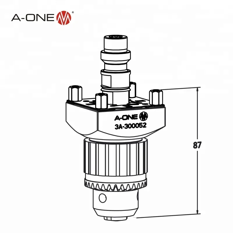 A-ONE stainless steel EDM electrode collet 1-10 mm for clamping small parts 3A-300052