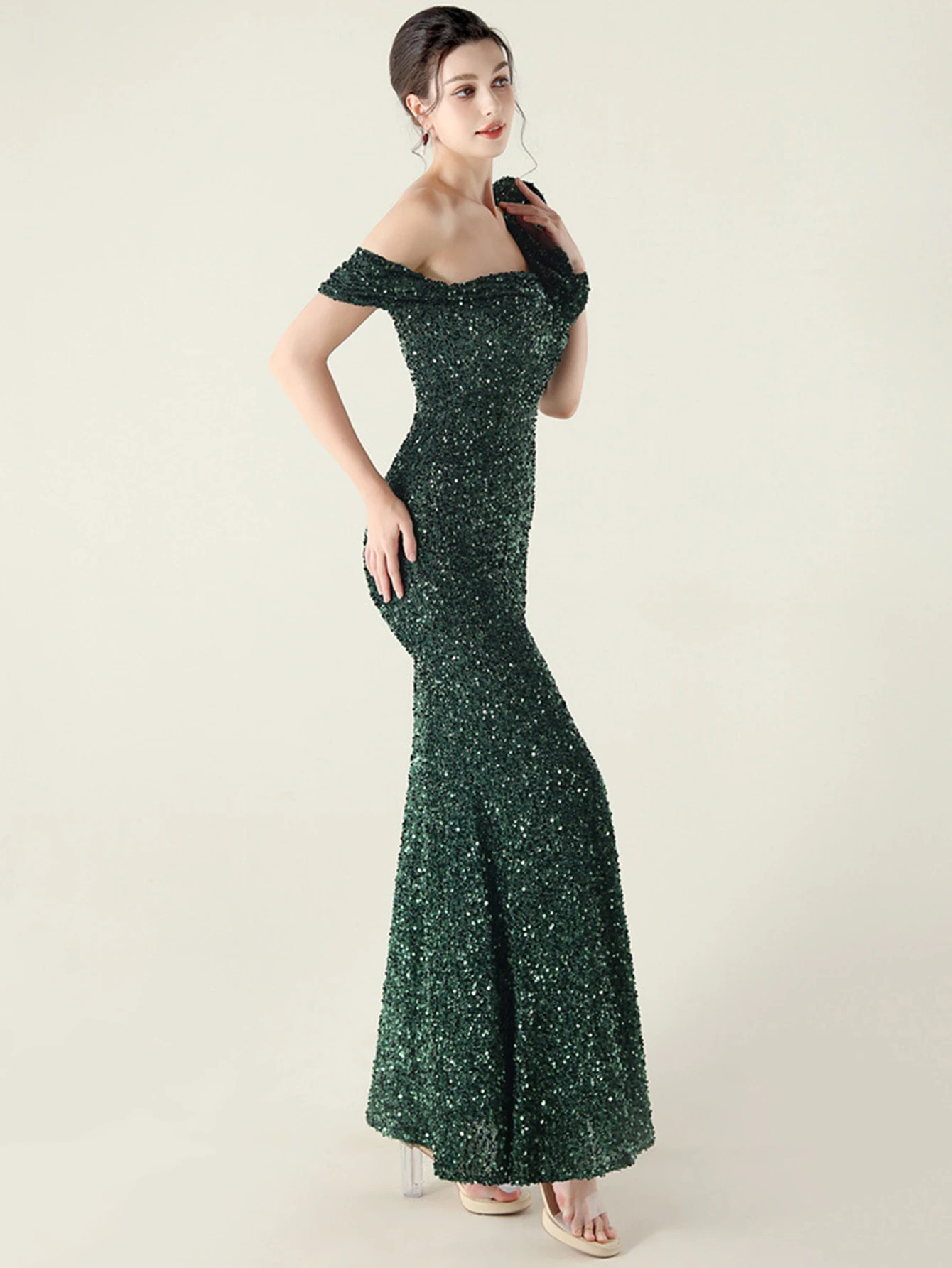 Seksowna sukienka maxi bez pleców z cekinami, elegancka sukienka letnia damska na wesele, długie sukienki na przyjęcie 2025, sukienki wieczorowe na urodziny, studniówkę, vestido
