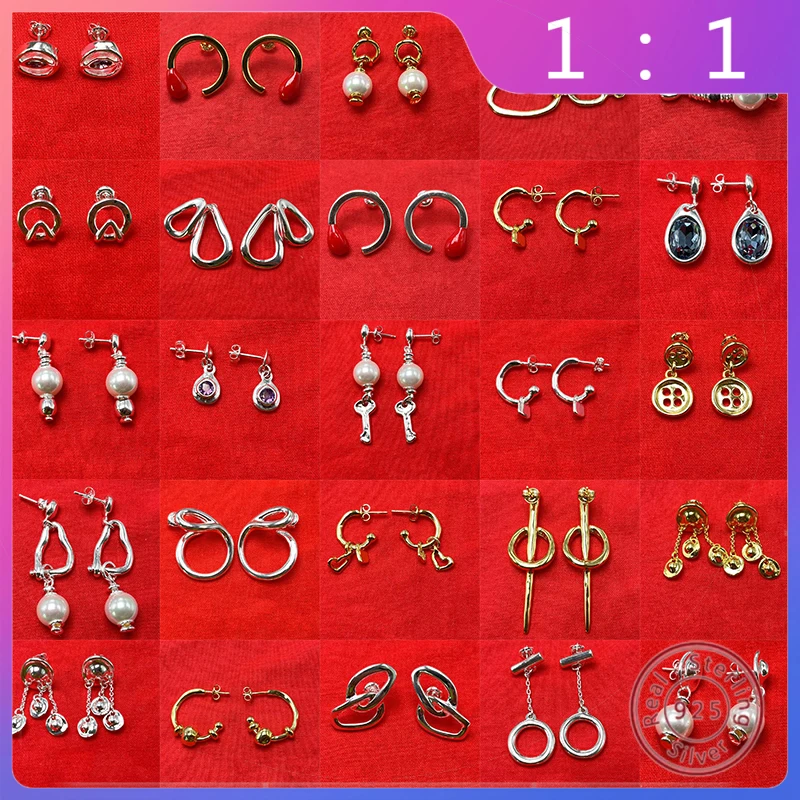 Joyería de España – Pendientes Brillantes de Moda para Multitud, Colección de Accesorios Especial para Mujer