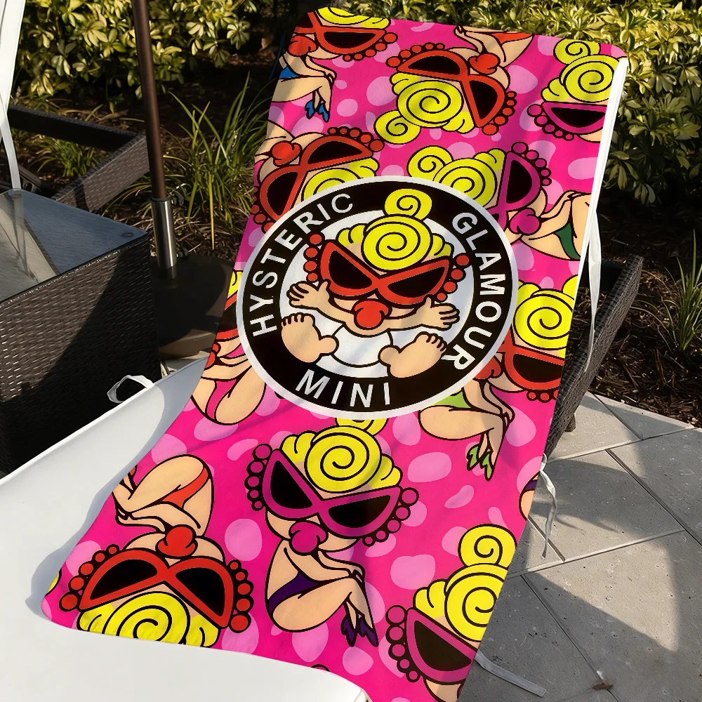 Fashion Hysteric mini Towel Sports Quick Dry Travel Camping Sandproof Soft Light Large Beach Towel
