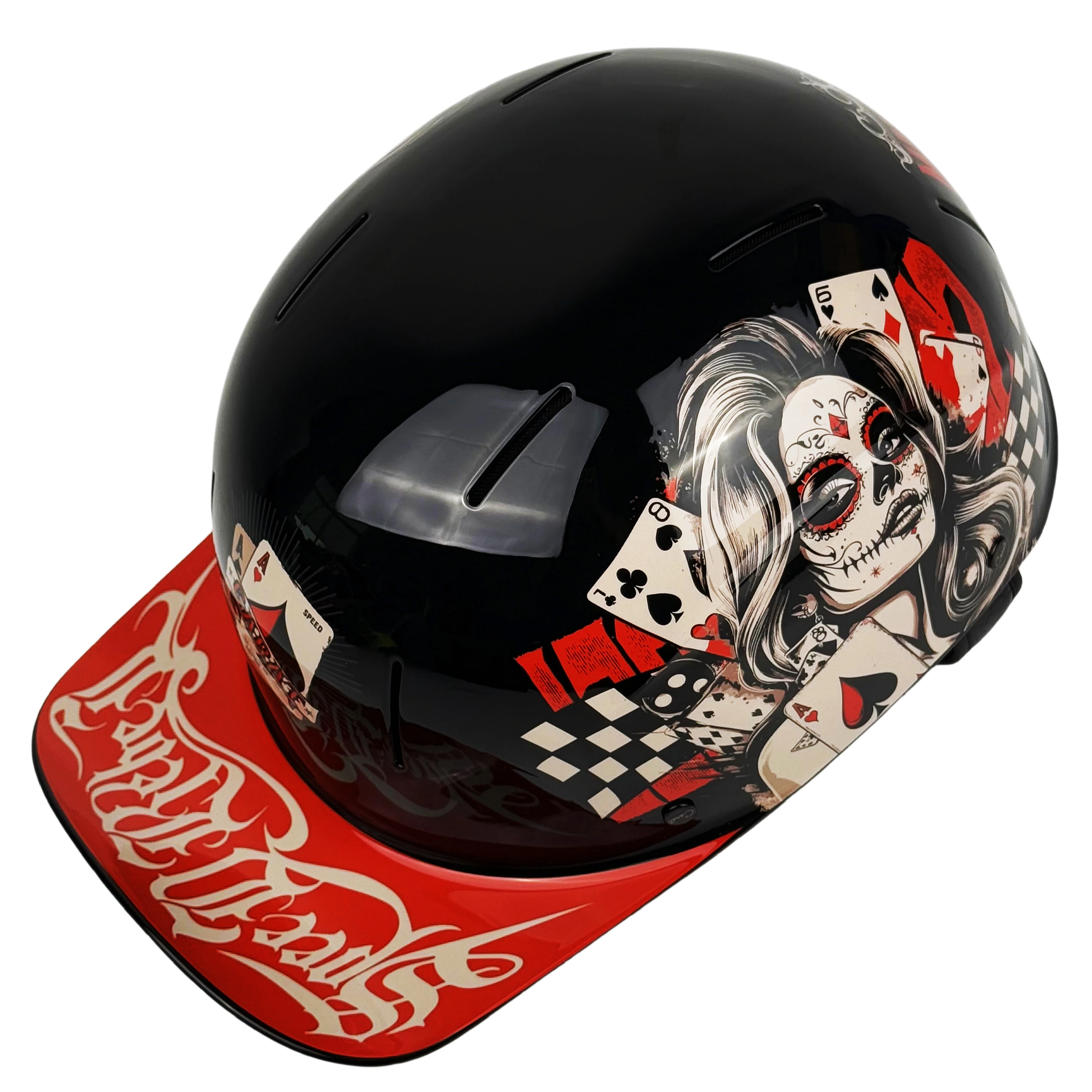 

Cafe Racing Helmet Unisex Summer Motorcycle Baseball Cap Helmet Retro Helmets Vintage Open Face Scooter