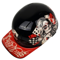 Cafe Racing Helmet Unisex Summer Motorcycle Baseball Cap Helmet Retro Helmets Vintage Open Face Scooter
