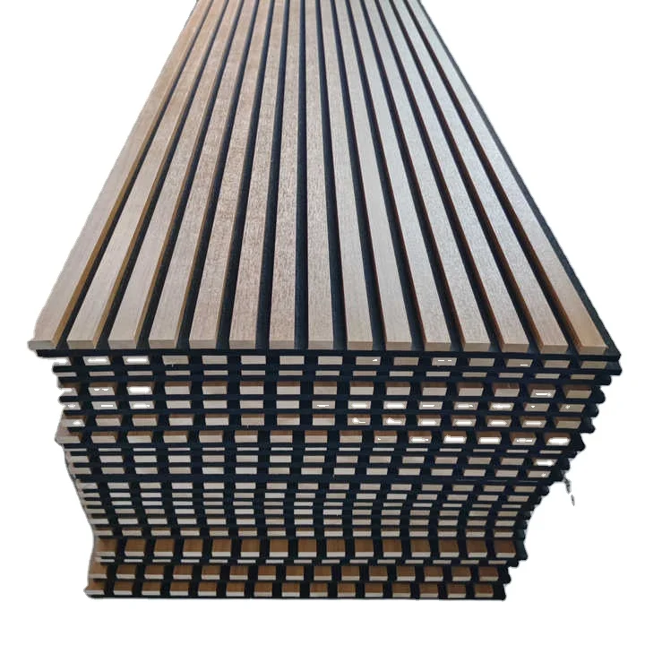 China Wholesale New Innovations Good Price MDF Acoustic Wall Panels Soundproof Custom Color Office Use 4-Year Warranty Custom