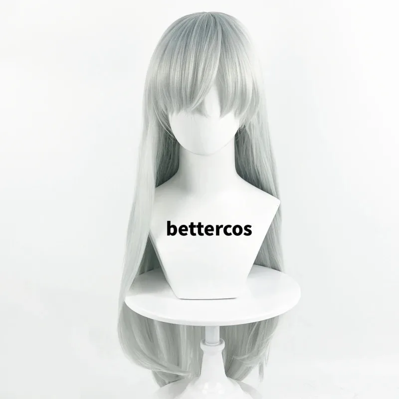 

NewElizabeth Liones Косплей Парик Косплей Мятно-зеленый Длинные прямые термостойкие парики из синтетических волос + WigCap2025