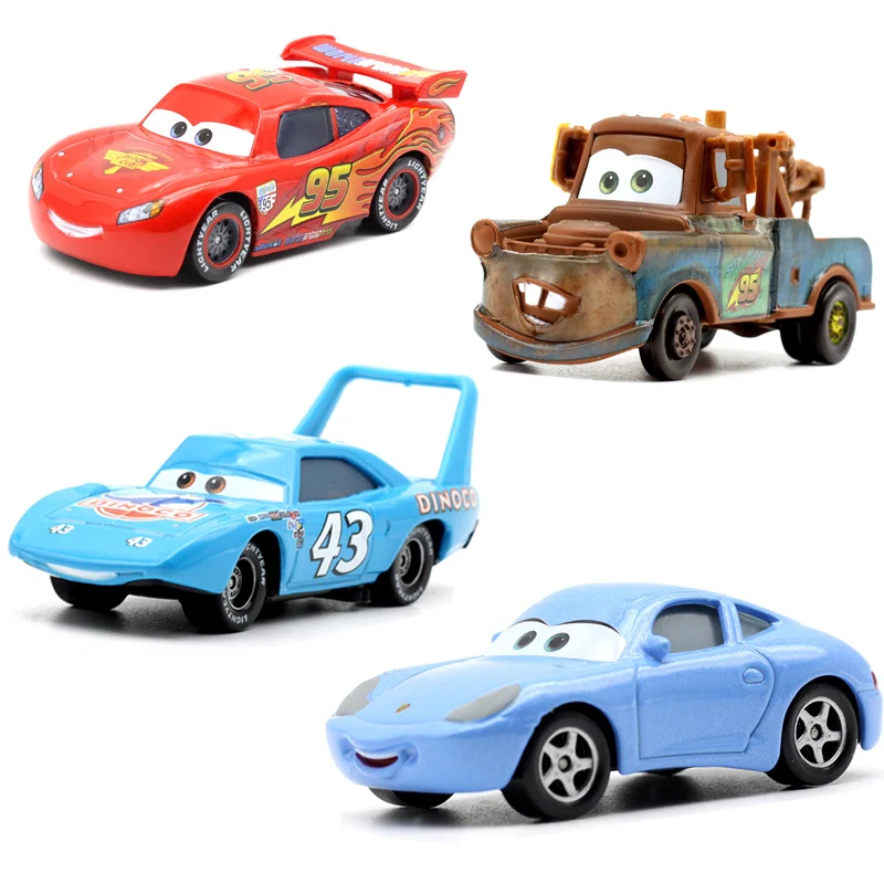 

Гоночный автомобиль Disney Pixar Cars Lightning McQueen Mater 1:55, литые автомобили, автомобиль из металлического сплава, коллекция игрушечных моделей, Рождественский подарок