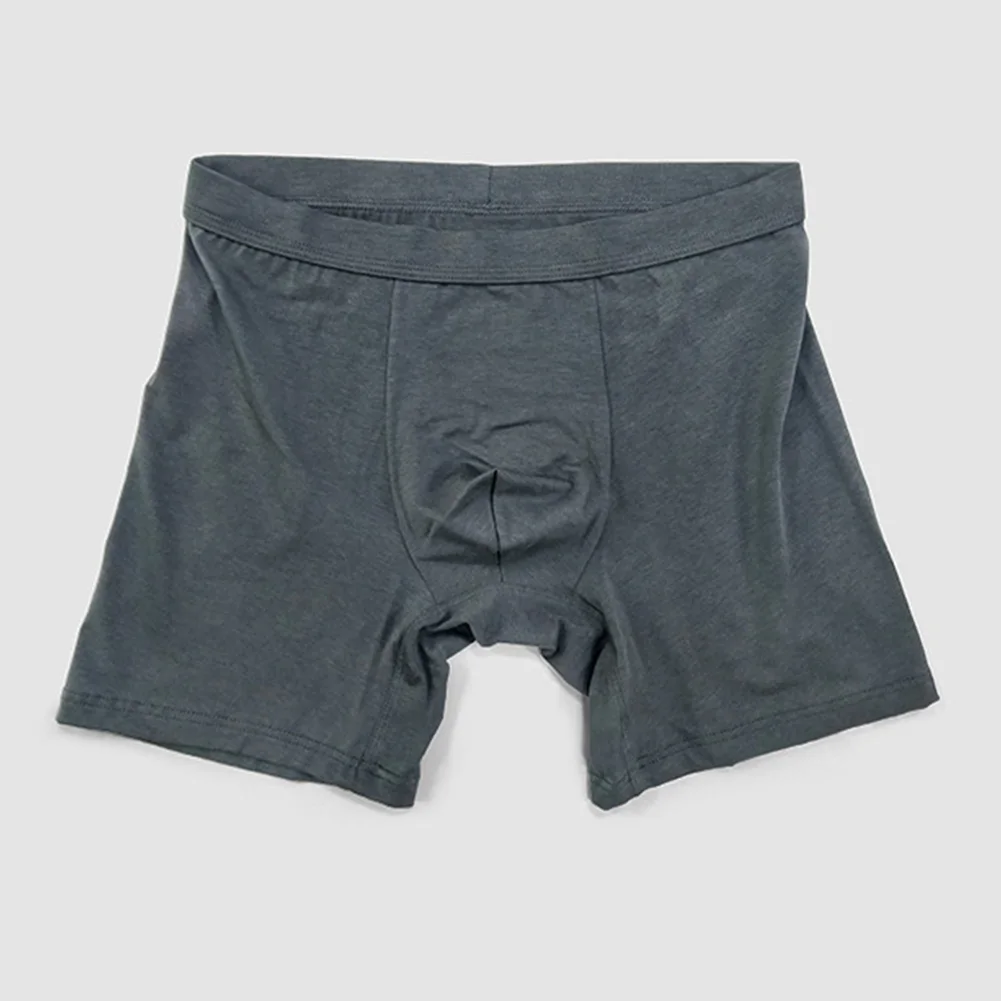 Sexy Men Underpants Modal Breathable Briefs Seamless Comfortable Shorts Middle Waist Underwear Solid Color Casual Panties