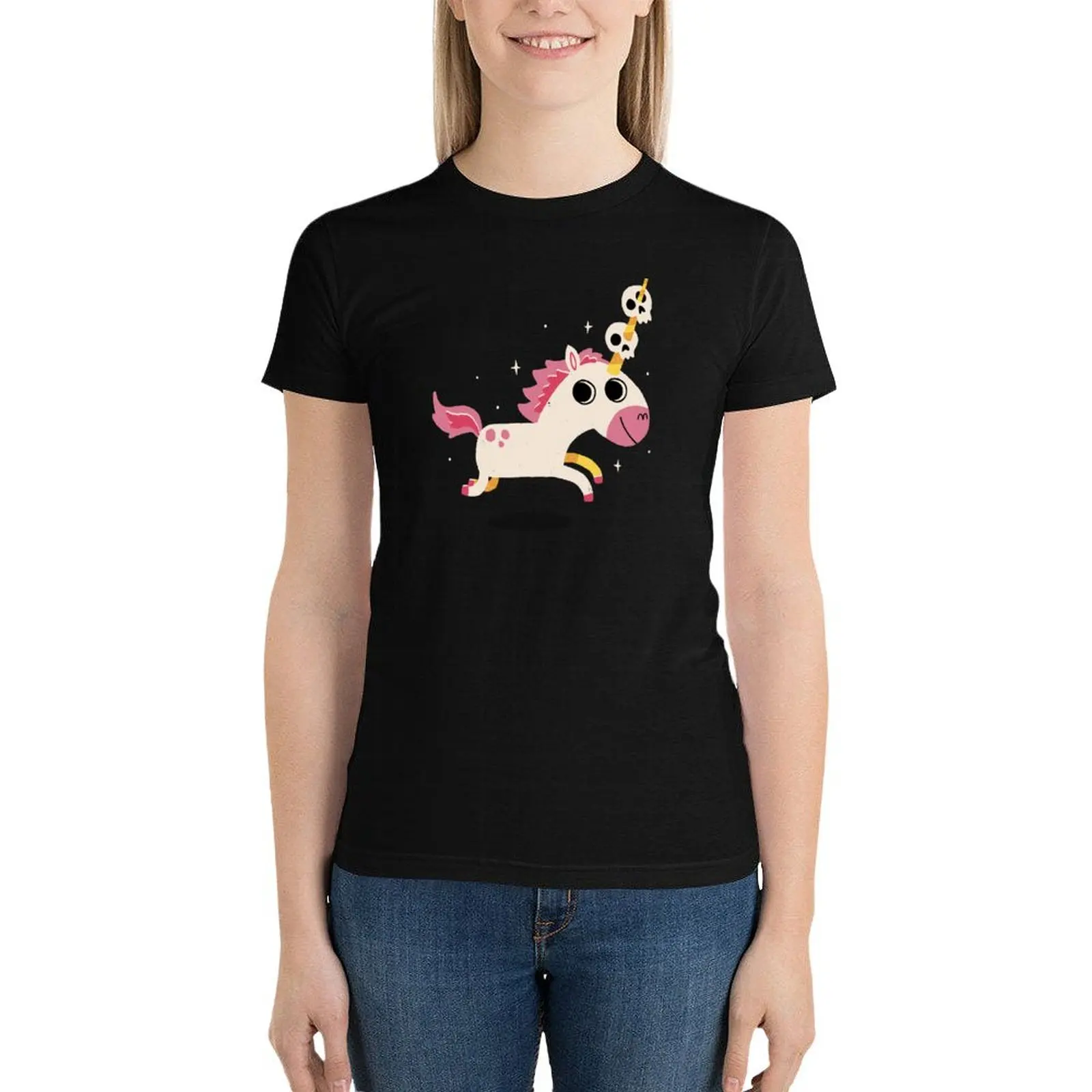 Unicorn Of Death T-Shirt cute tops graphics t shirt for Women