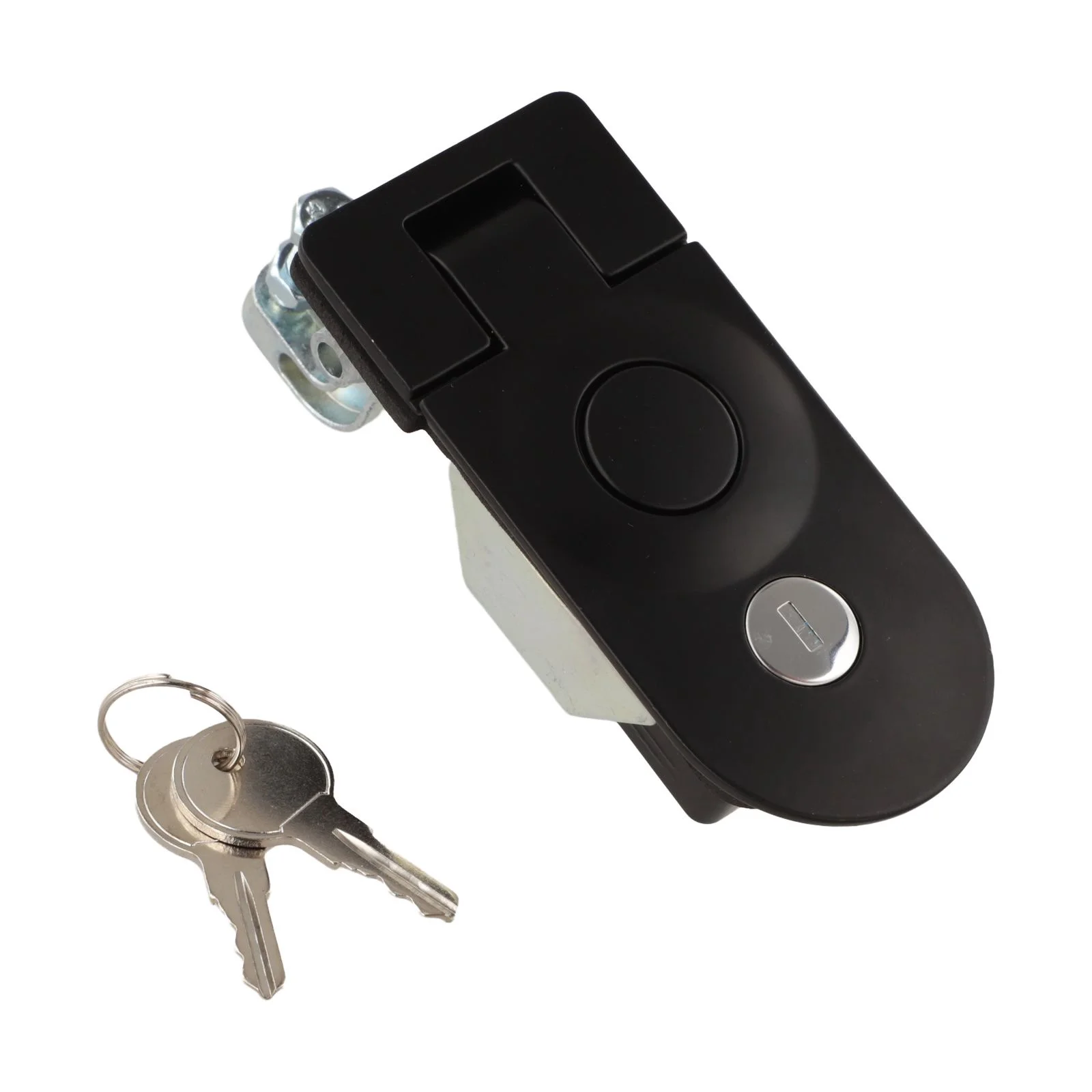 

RV Baggage Compartment Door Lock Compression Push Locks Latch With 2 Keys For ToolBoxes Camper Trailer Caravans RV Accessories
