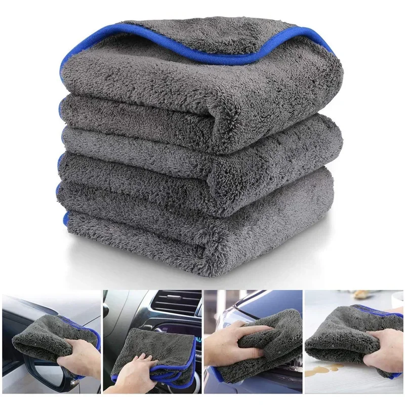 1200GSM Car Wash Detailing Microfiber Cleaning Towel Car Cleaning Drying Cloth Super Thick Car Washing Home Care Cloths Tool