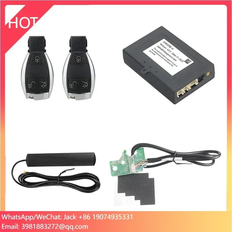 EASYGUARD Smart Keyless Entry System Fit For BENZ FBS4 2014 And Later Years With Turn Key Start Only