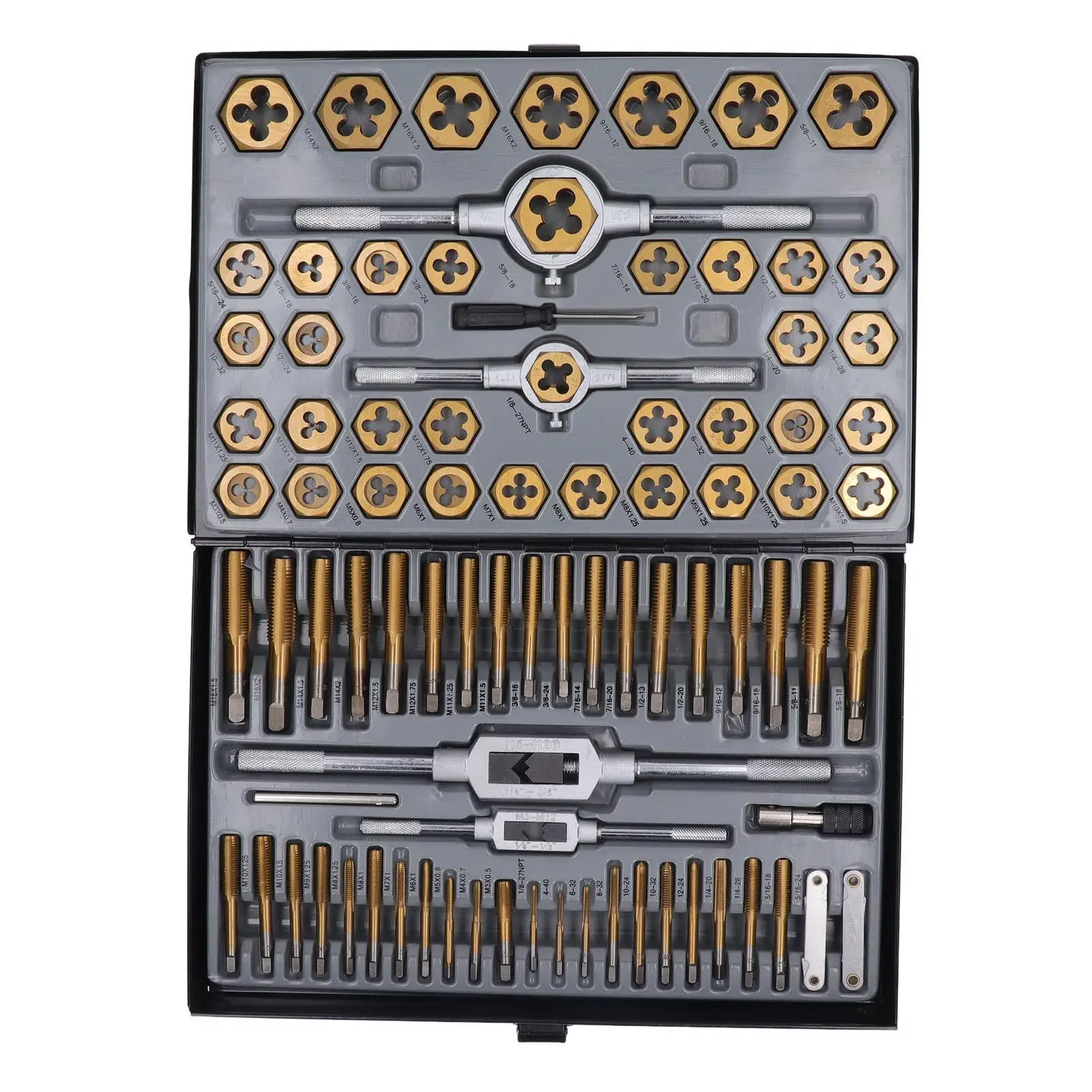 

Portable Tapered Tap Die Set - High Hardness Carbide Alloy Threading Tool for machine Maintenance