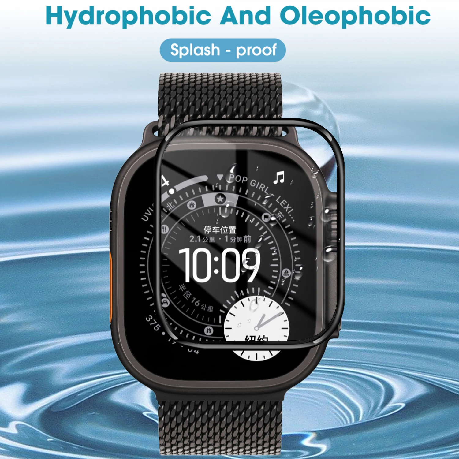 لـ IWatch Ultra 3 2025 واقيات شاشة مرنة عالية الدقة وأفلام حماية شفافة مضادة للخدش لـ IWatch Ultra 2 /Ultra (49 مم) #6