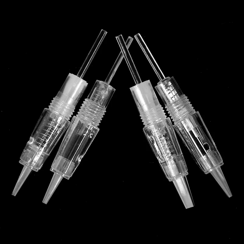 

50/100pcs Screw Permanent Makeup Needle Cartridge Disposable Tattoo Needles Cartridge for Eyebrows Eyeliner Lip Cartridge Needle