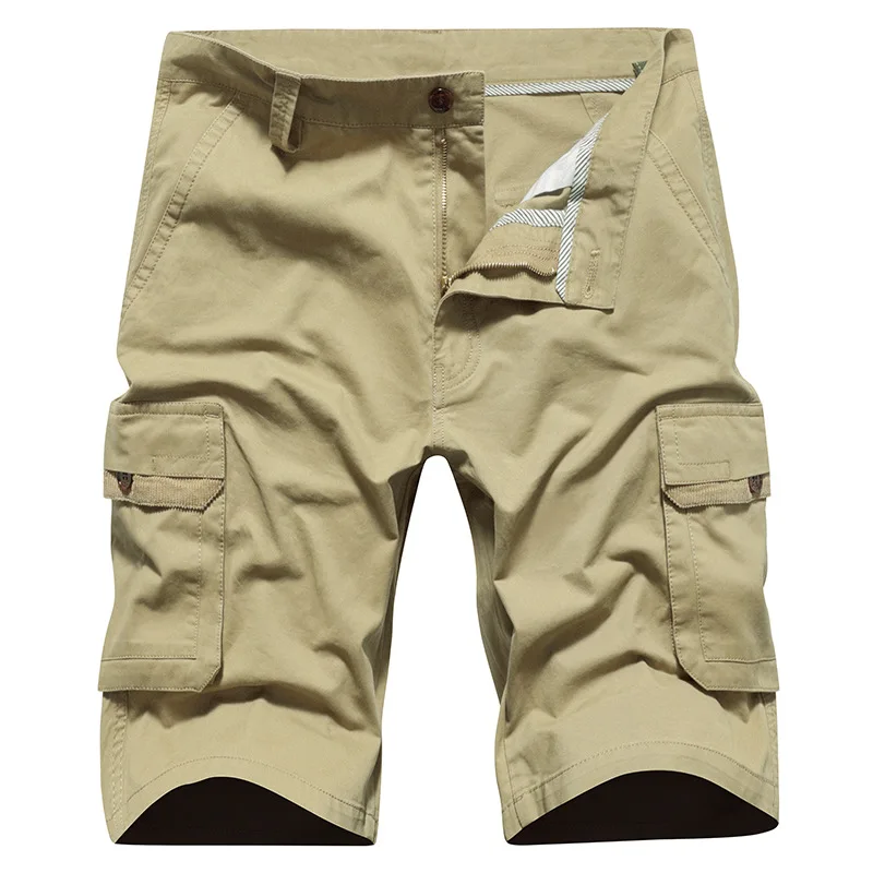 

Cotton Tactical New Short Pants Half Pants Multi Pocket Cargo Shorts Men Casual Capri Pants Cropped Trousers Hot Breeches