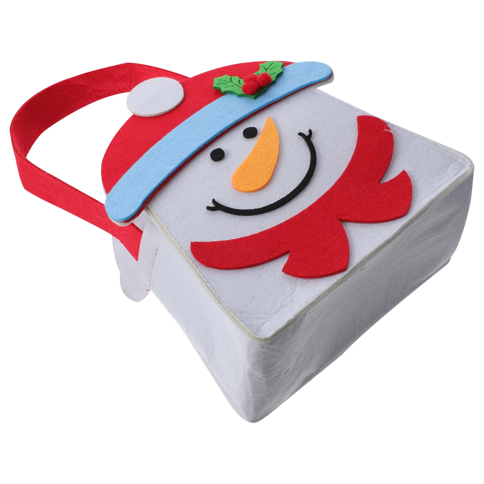 Christmas Candy Bag Bags Gift Festive Storage Pouch Cartoon Themed DIY Felt Cloth