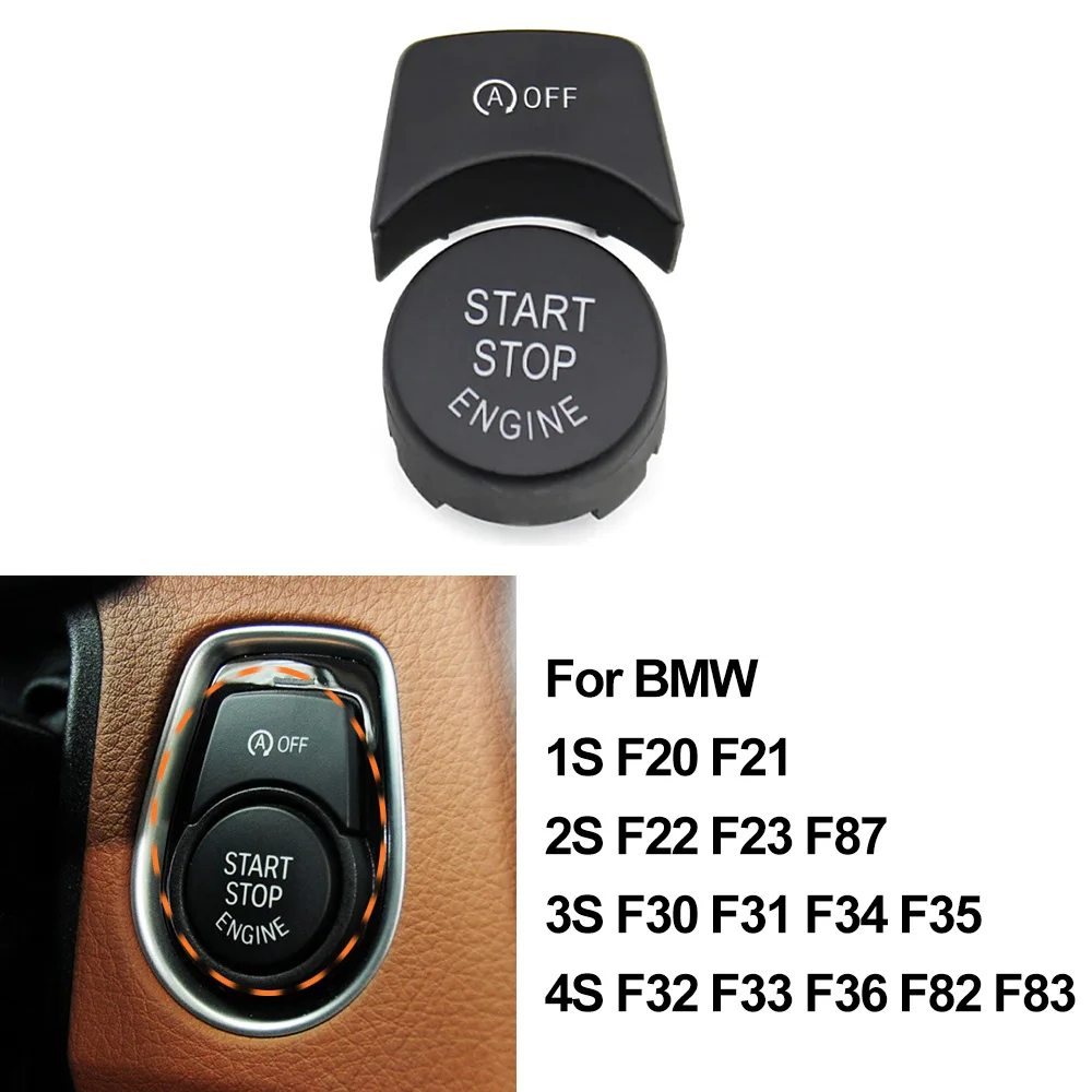 Pop Engine Ignition Start Stop OFF Switch Button Cover For BMW 1 2 3 4 Series F20 F21 F22 F23 F87 F30 F31 F34 F32 F33 F36 F82 F8