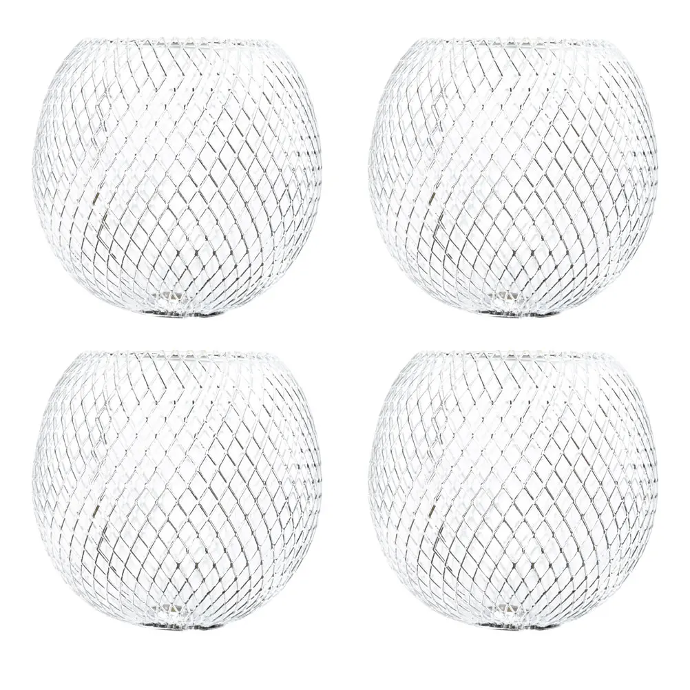 

4pcs Metal Lampshade Tear Resistant Lights Cover Hollow Decorative Accessories for Home Dormitory Hotel Creative Pendant