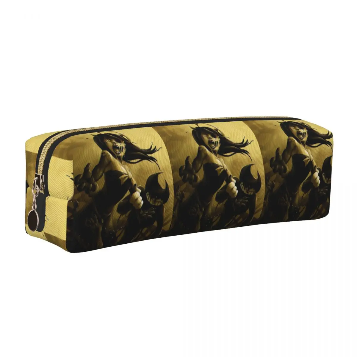 Estuches para lápices Fun Bendy And The Dark Revival, máquinas de tinta, estuches para lápices, caja de bolígrafos para estudiantes, bolsas para lápices, accesorios escolares para estudiantes