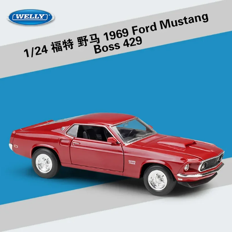 Ford Mustang Diecast Metal Alloy Classic Car Model, chefe 429 do