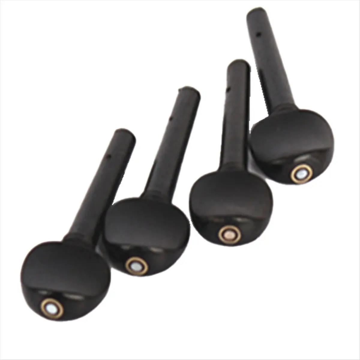 T34C Violin Ebony Pegs with Fisheyes Violin Tuners Violin Accessories 3/4 - view 2