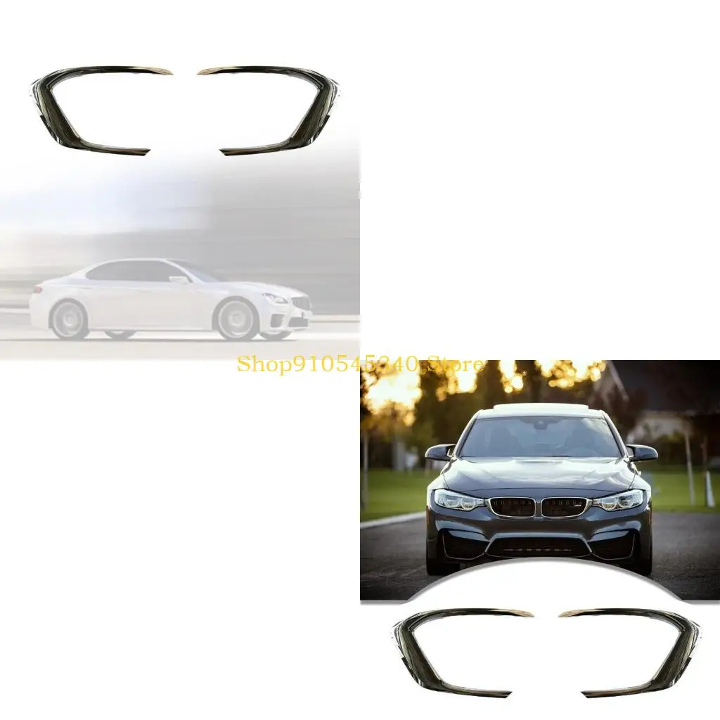 

U2JA Front Left/Right Fog Light Grille Cover Trims for 5008 2017-2021 Car Styling