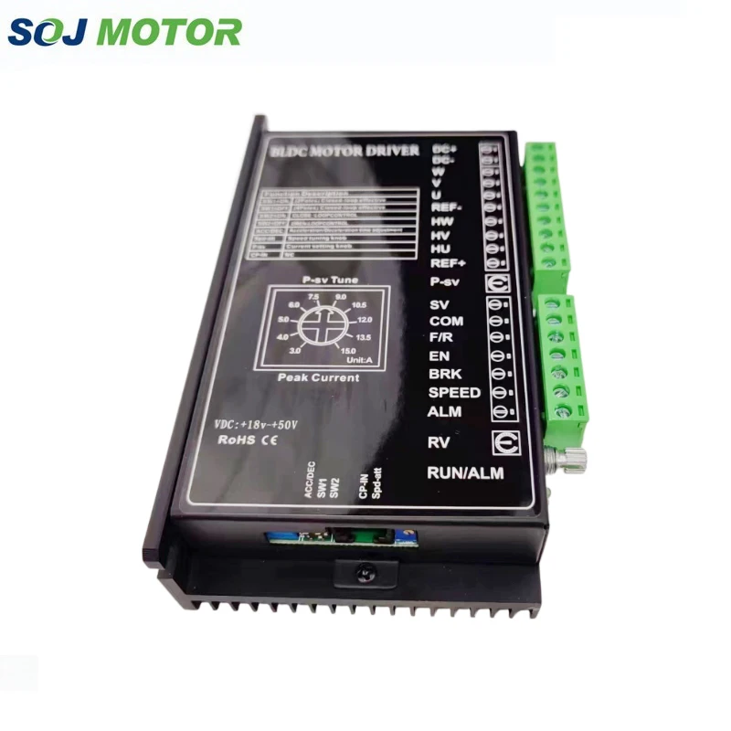 BLSD 4815B وحدة تحكم محرك التيار المستمر بدون فرش 15A 48V 400W يمكن أن تتسرع إلى الأمام والعكس