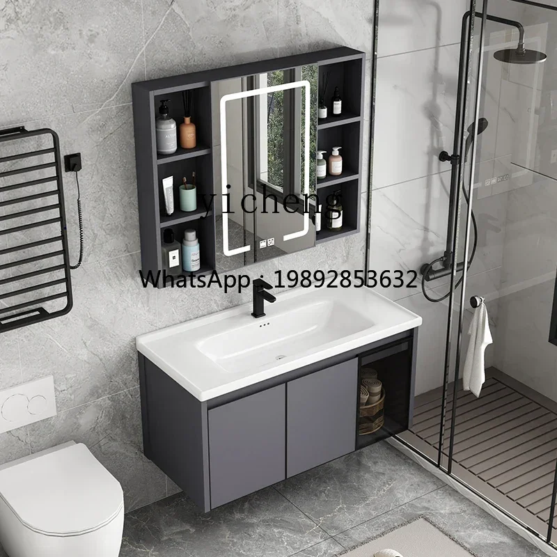 XX  Bathroom Cabinet Combination Bathroom Small Size Wash Table Super Narrow Wash Basin