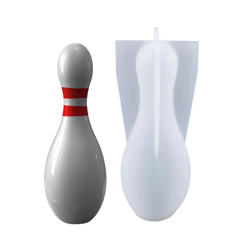 Divertenti giochi bowling Stampo in resina epossidica Ornamenti fatti a mano Stampo in silicone Artigianato fai-da-te per