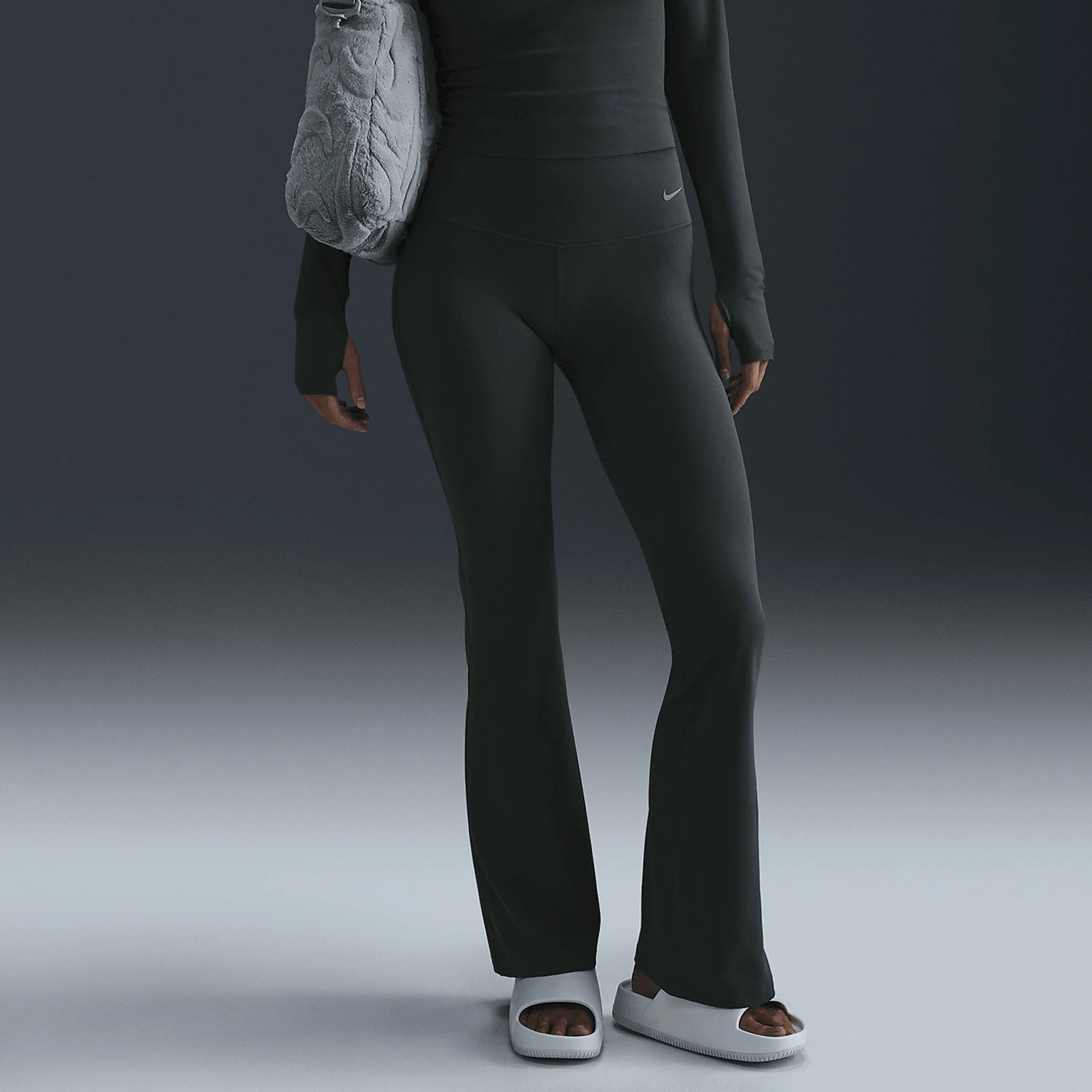 

Nike genuine Zenvy Women's Compression Butt-Lifting Fashion Flared Pants FV7922-338