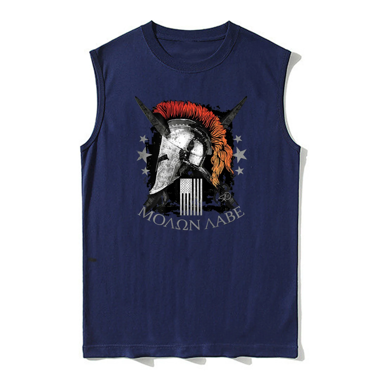 Epic Spartan Molon Labe Come and Take Them 2nd Amendment Tank Top 100% Cotton O-Neck Summer Casual Mens Vest Sleeveless T-shirt