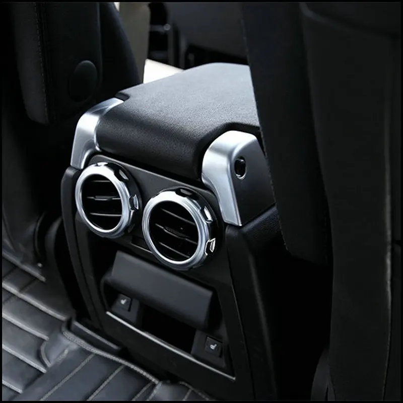 2Pcs/Set Car Rear Air Outlet Vent Ring Cover Trim Sticker For Land Rover Range Rover Sport Discovery 4 L3 LR4 2009-2016 view 6