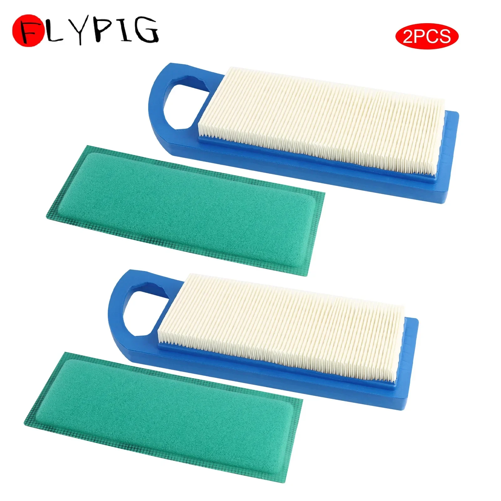 2 Stück Luftfilter für Briggs Stratton 102 875 122 mit Vorfilter Stens-oregon 30-97015 Handwerker