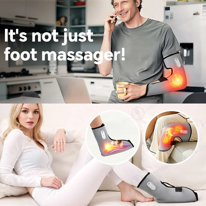 Warm Keeping Ankle Massage Tool Electric Vibration Foot Joint Physical Therapy Equipment