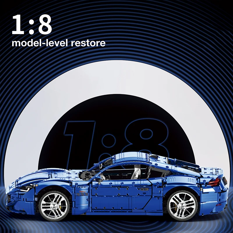 

5480pcs Technical Sports Car Building Blocks 1:8 MOC High Tech 110 Sport Racing Car Model Bricks Toys for Adults Birthday Gifts