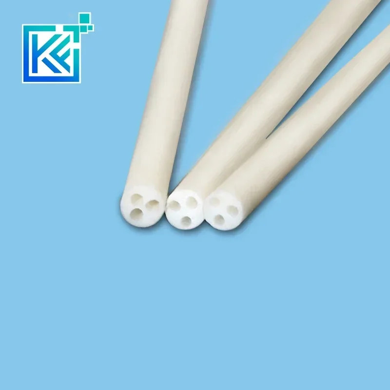 High Temperature Furnace Tube Od*id=3*0.5mm / 3 Bores Insulators / Good Thermostability / Insulation / Ceramic Tube