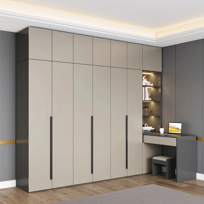 Nordic Bedroom Wardrobe Multilayer Luxury Exhibit Organizer Closet Wardrobes Cabinet Book Shelf Rangement Chambre Furniture